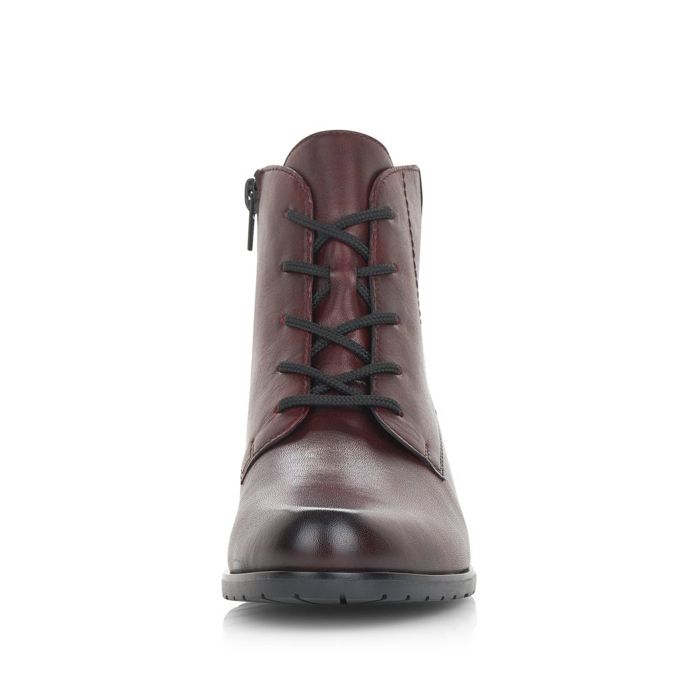 Remonte D6877-35 Anatomic Leather Ankle Boot Burgundy Remonte D6877-35 Anatomic Leather Ankle Boot Burgundy