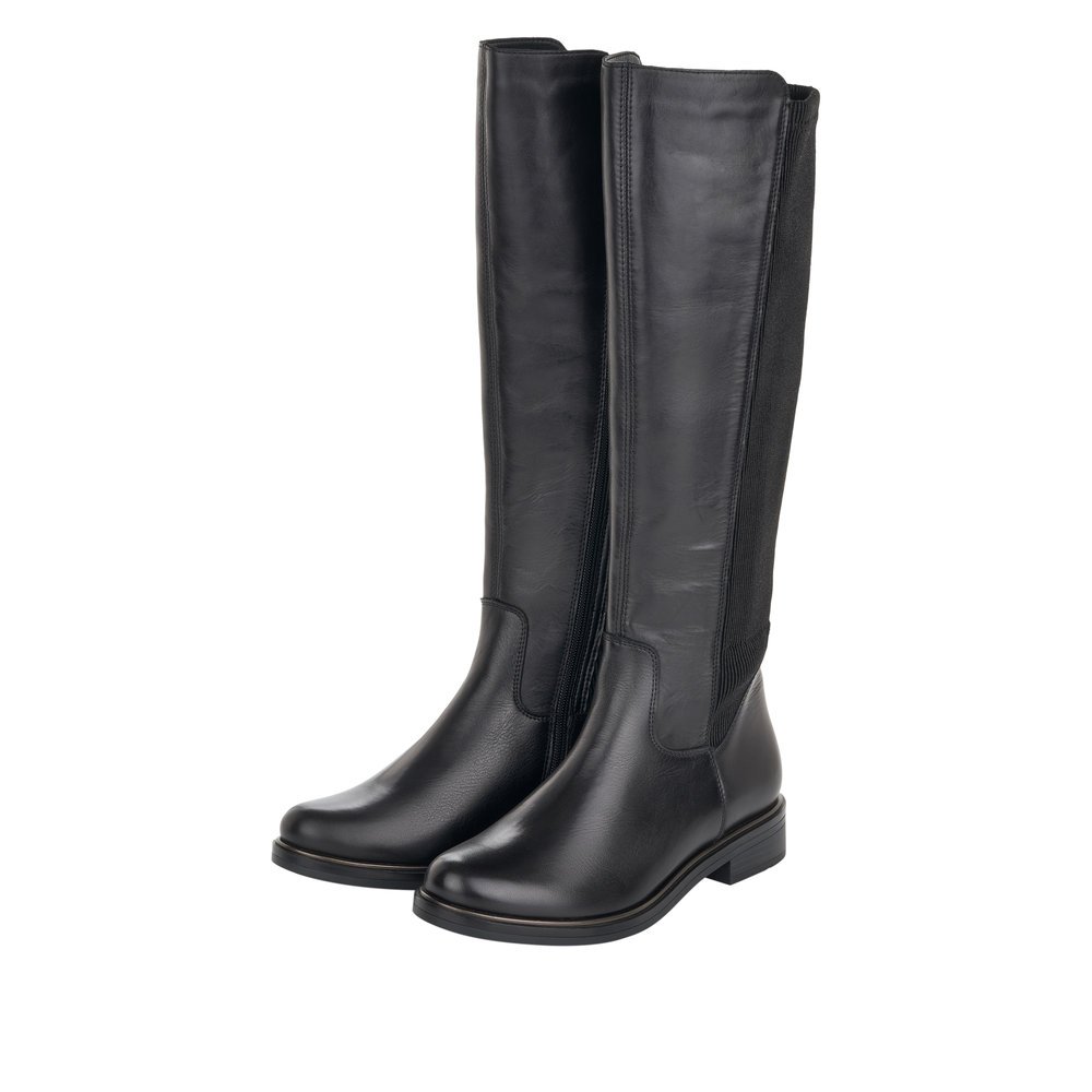 Remonte D8371-01 Anatomic Leather Boot Black Remonte D8371-01 Anatomic Leather Boot Black