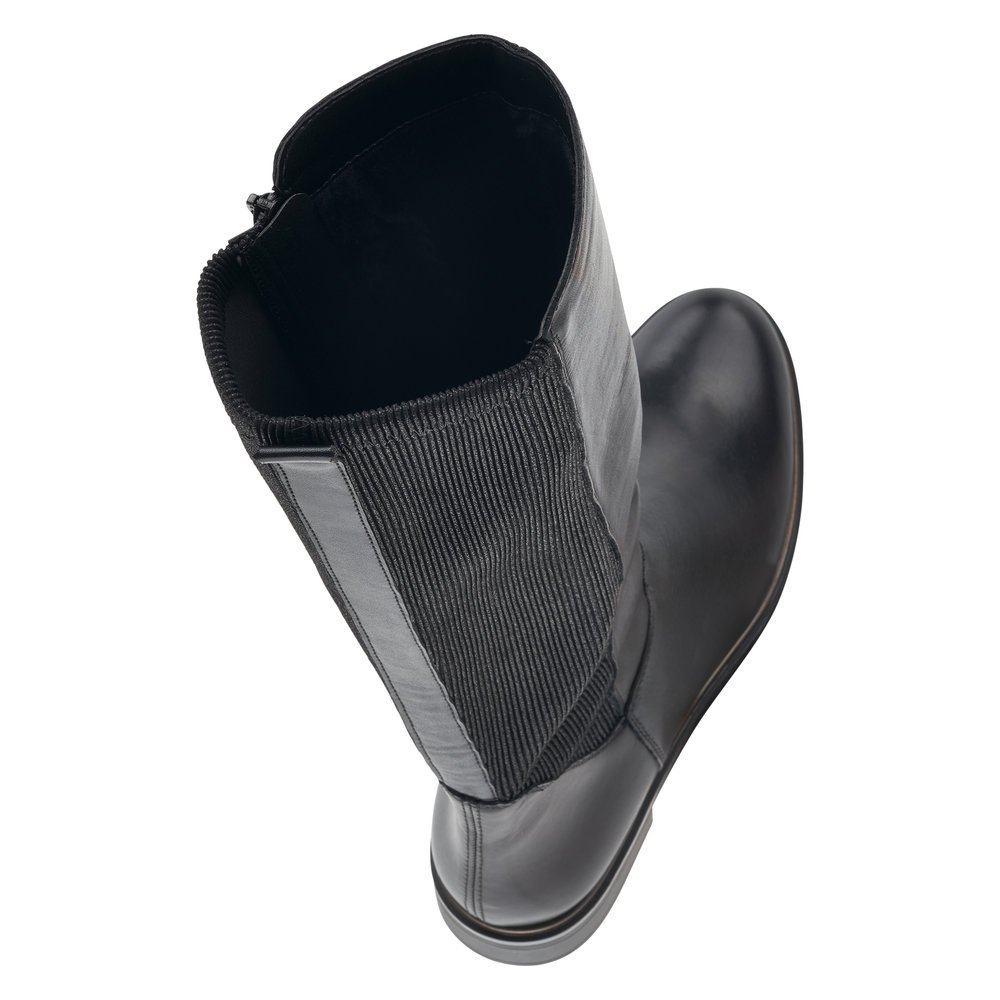 Remonte D8371-01 Anatomic Leather Boot Black Remonte D8371-01 Anatomic Leather Boot Black