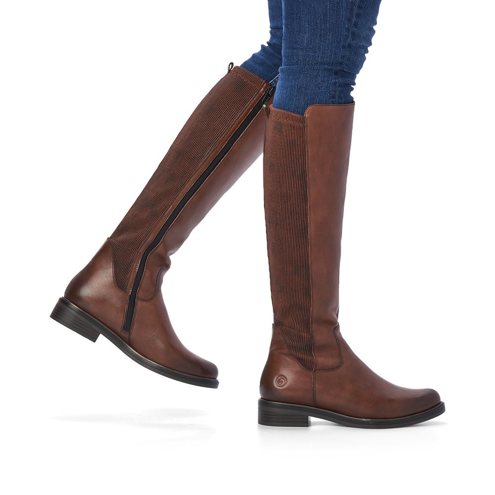 Remonte D8371-25 Anatomic Leather Boot Tan Remonte D8371-25 Anatomic Leather Boot Tan