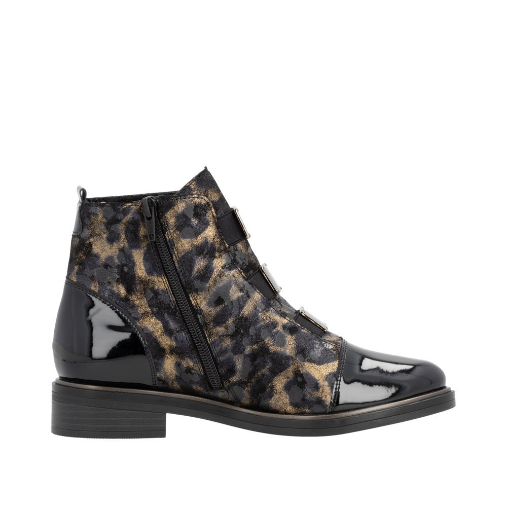 Remonte D8383-90 Anatomic Leather Ankle Boot Black Remonte D8383-90 Anatomic Leather Ankle Boot Black