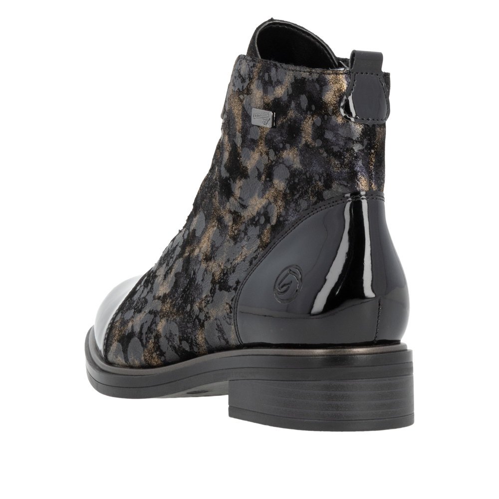 Remonte D8383-90 Anatomic Leather Ankle Boot Black Remonte D8383-90 Anatomic Leather Ankle Boot Black