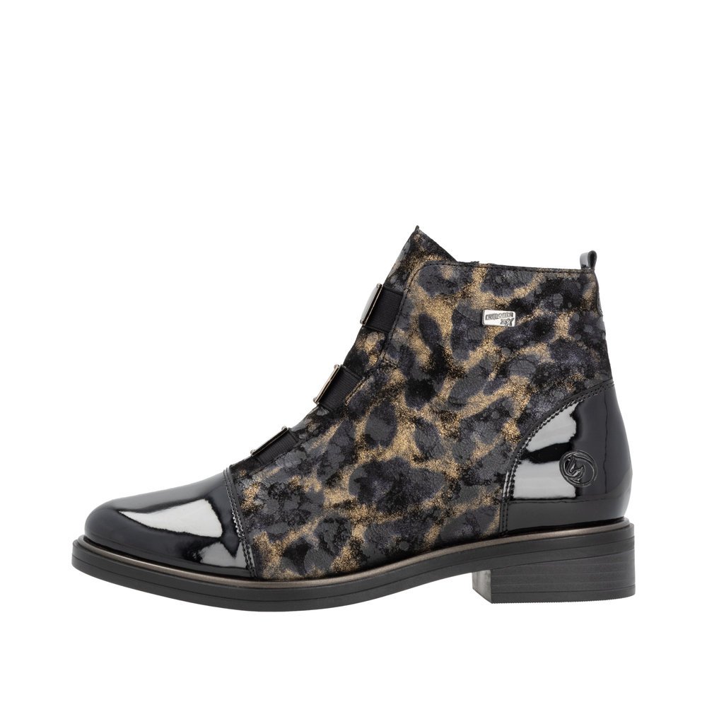 Remonte D8383-90 Anatomic Leather Ankle Boot Black Remonte D8383-90 Anatomic Leather Ankle Boot Black
