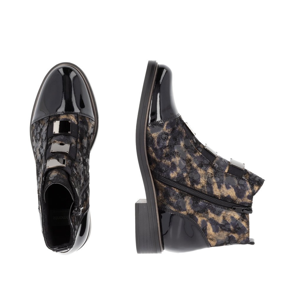 Remonte D8383-90 Anatomic Leather Ankle Boot Black Remonte D8383-90 Anatomic Leather Ankle Boot Black