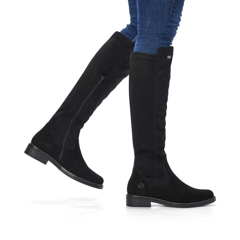 Remonte D8387-02 Anatomic Leather Boot Black Remonte D8387-02 Anatomic Leather Boot Black
