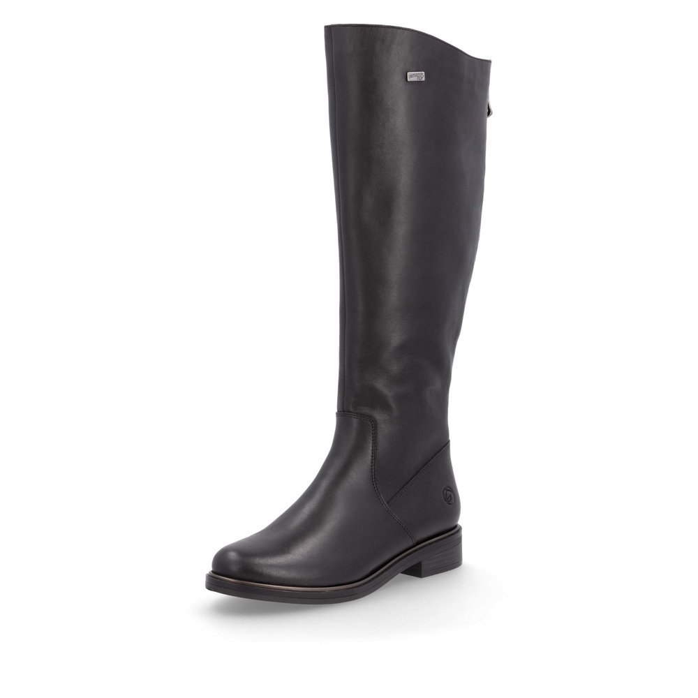 Remonte D8391-00 Anatomic Leather Boot Black Remonte D8391-00 Anatomic Leather Boot Black