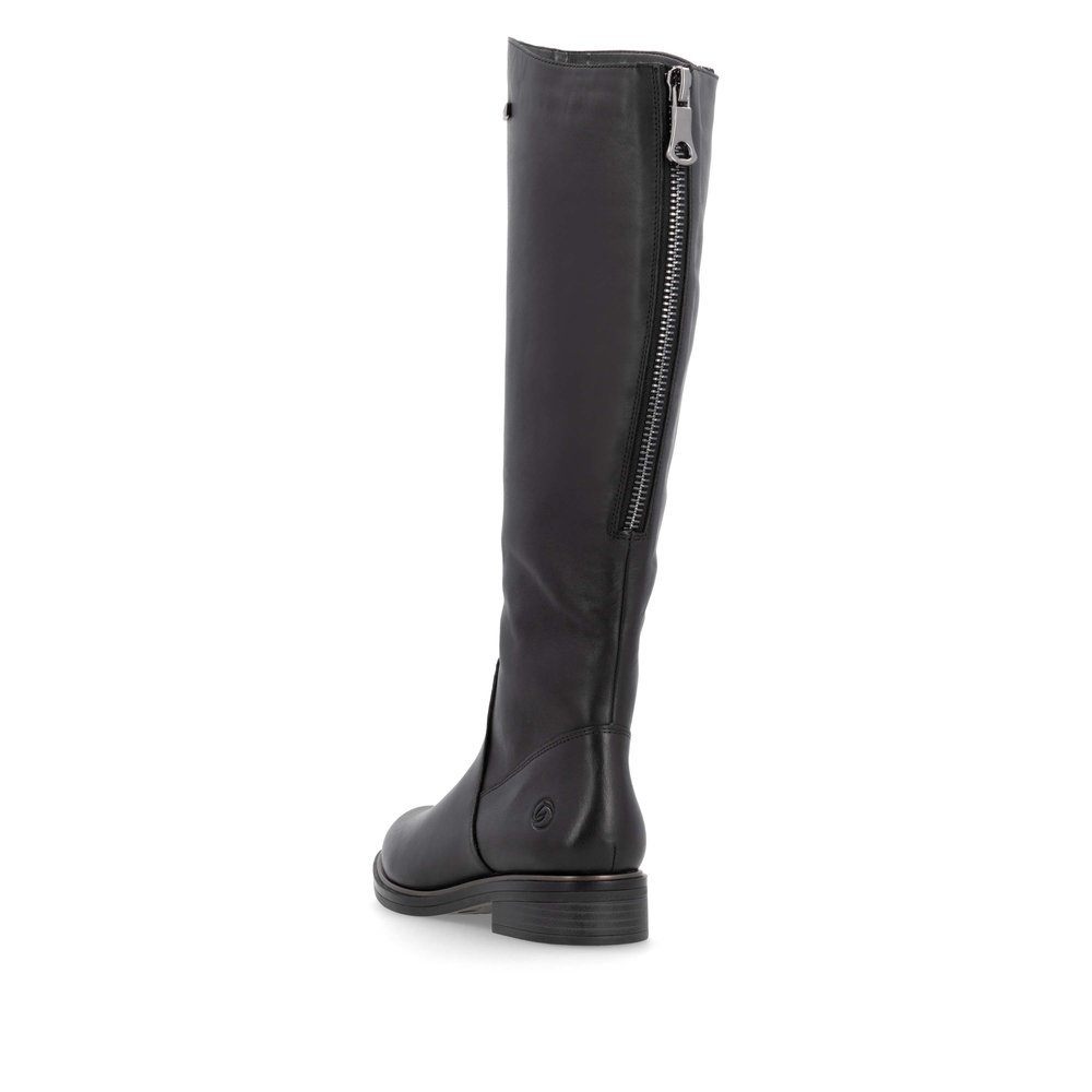 Remonte D8391-00 Anatomic Leather Boot Black Remonte D8391-00 Anatomic Leather Boot Black