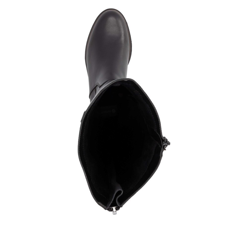 Remonte D8391-00 Anatomic Leather Boot Black Remonte D8391-00 Anatomic Leather Boot Black