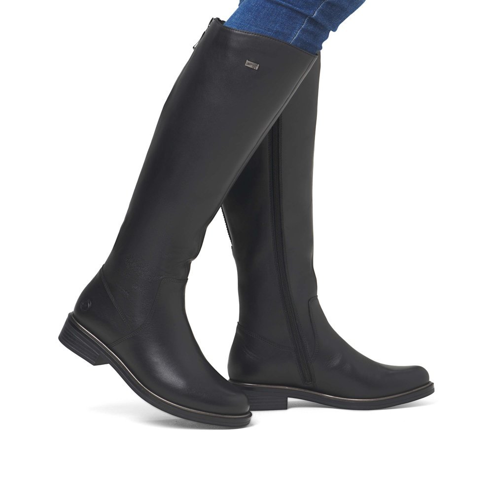 Remonte D8391-00 Anatomic Leather Boot Black Remonte D8391-00 Anatomic Leather Boot Black