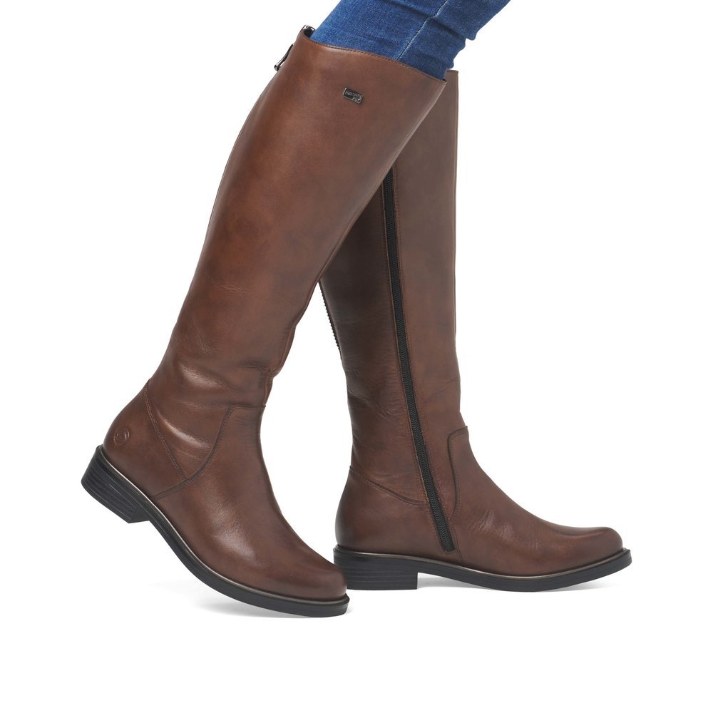 Remonte D8391-22 Anatomic Leather Boot Tan Remonte D8391-22 Anatomic Leather Boot Tan