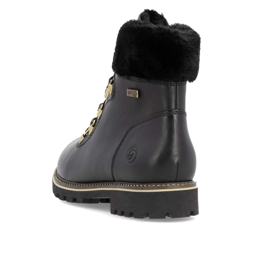 Remonte D8483-00 Anatomic Leather Ankle Boot Black Remonte D8483-00 Anatomic Leather Ankle Boot Black