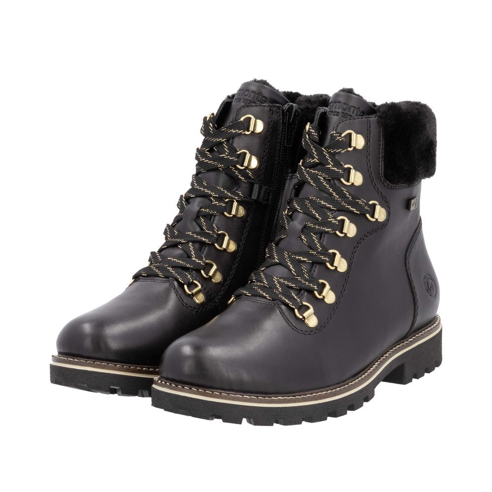 Remonte D8483-00 Anatomic Leather Ankle Boot Black Remonte D8483-00 Anatomic Leather Ankle Boot Black