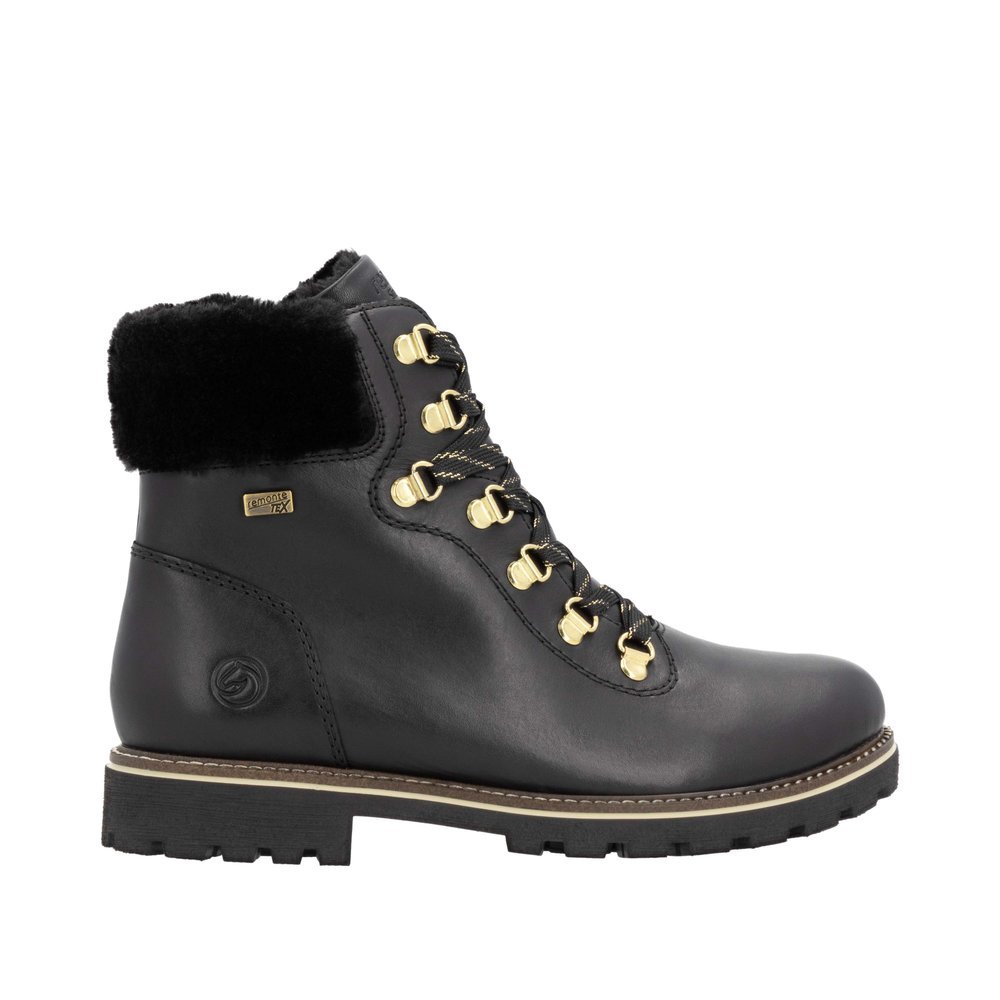 Remonte D8483-00 Anatomic Leather Ankle Boot Black Remonte D8483-00 Anatomic Leather Ankle Boot Black