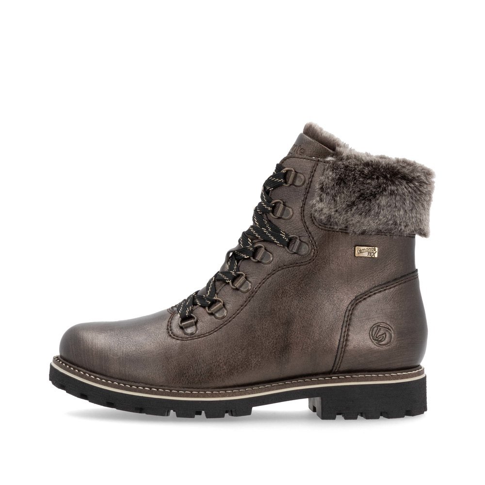 Remonte D8483-25 Anatomic Leather Ankle Boot Brown Remonte D8483-25 Anatomic Leather Ankle Boot Brown