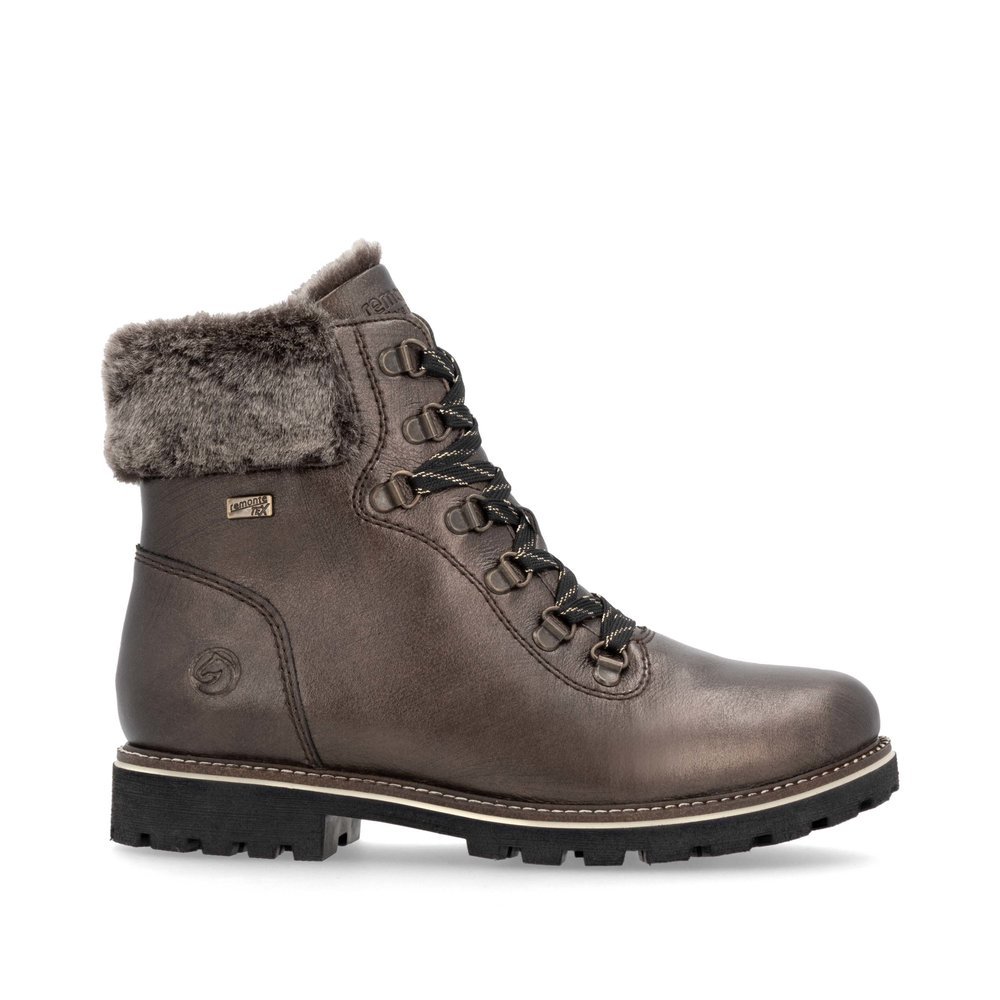 Remonte D8483-25 Anatomic Leather Ankle Boot Brown Remonte D8483-25 Anatomic Leather Ankle Boot Brown