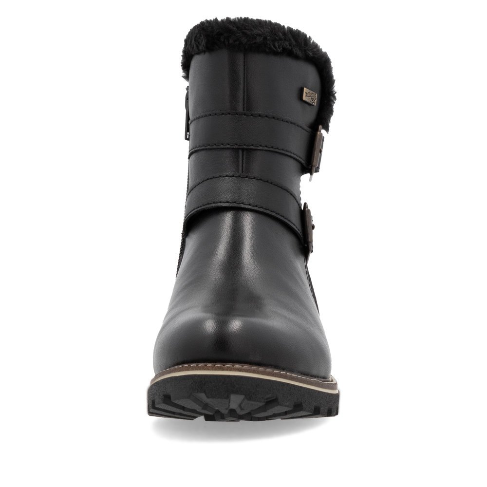 Remonte D8484-00 Anatomic Leather Ankle Boot Black Remonte D8484-00 Anatomic Leather Ankle Boot Black