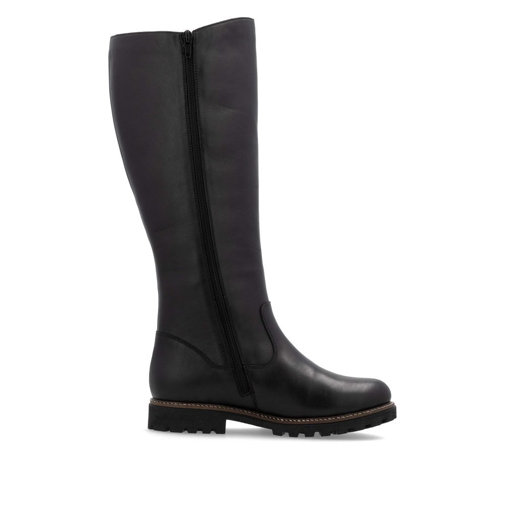 Remonte D8486-00 Anatomic Leather Boot Black Remonte D8486-00 Anatomic Leather Boot Black