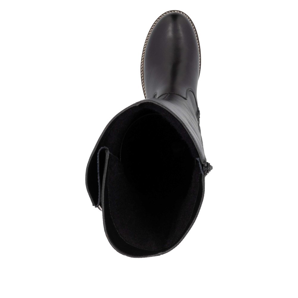 Remonte D8486-00 Anatomic Leather Boot Black Remonte D8486-00 Anatomic Leather Boot Black