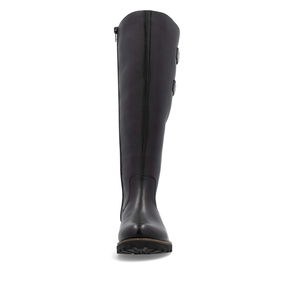 Remonte D8486-00 Anatomic Leather Boot Black Remonte D8486-00 Anatomic Leather Boot Black