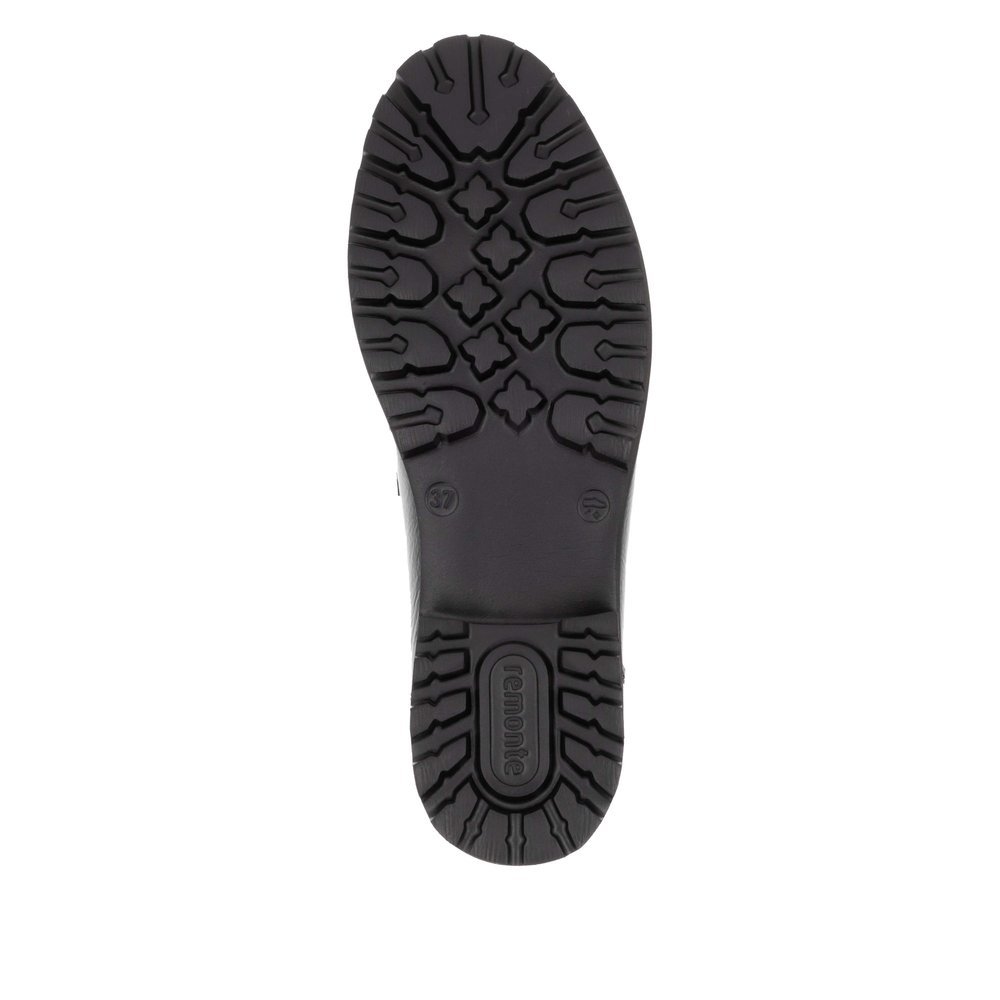 Remonte D8602-00 Anatomical Leather Moccasin Black Remonte D8602-00 Anatomical Leather Moccasin Black