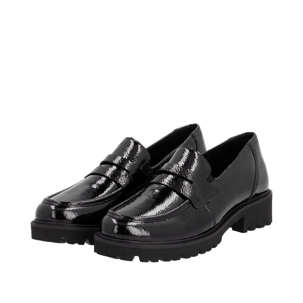 Remonte D8602-00 Anatomical Leather Moccasin Black Remonte D8602-00 Anatomical Leather Moccasin Black