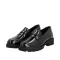 Remonte D8602-00 Anatomical Leather Moccasin Black Remonte D8602-00 Anatomical Leather Moccasin Black