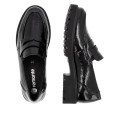 Remonte D8602-00 Anatomical Leather Moccasin Black Remonte D8602-00 Anatomical Leather Moccasin Black