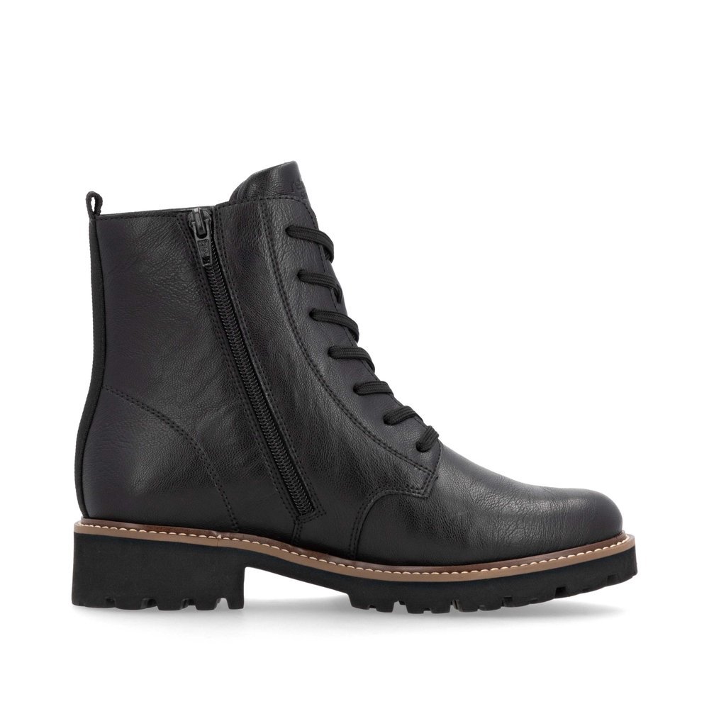 Remonte D8661-00 Anatomic Leather Ankle Boot Black Remonte D8661-00 Anatomic Leather Ankle Boot Black