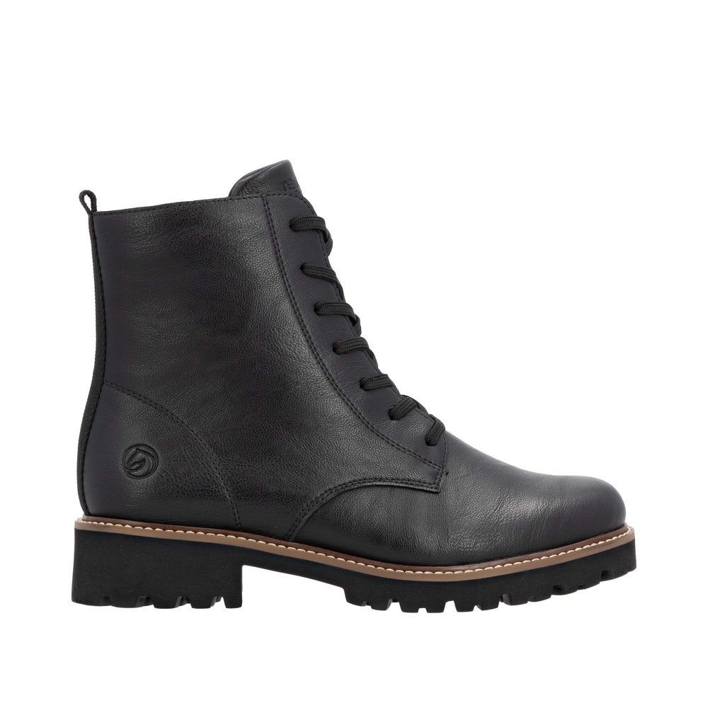 Remonte D8661-00 Anatomic Leather Ankle Boot Black Remonte D8661-00 Anatomic Leather Ankle Boot Black