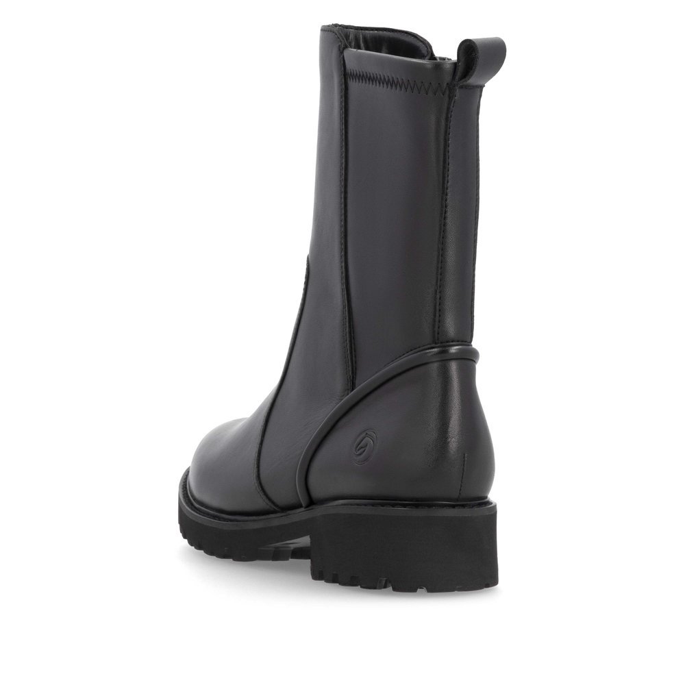 Remonte D8662-00 Anatomic Leather Ankle Boot Black Remonte D8662-00 Anatomic Leather Ankle Boot Black