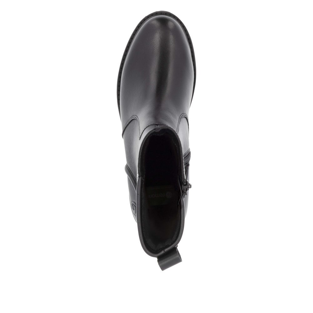 Remonte D8662-00 Anatomic Leather Ankle Boot Black Remonte D8662-00 Anatomic Leather Ankle Boot Black