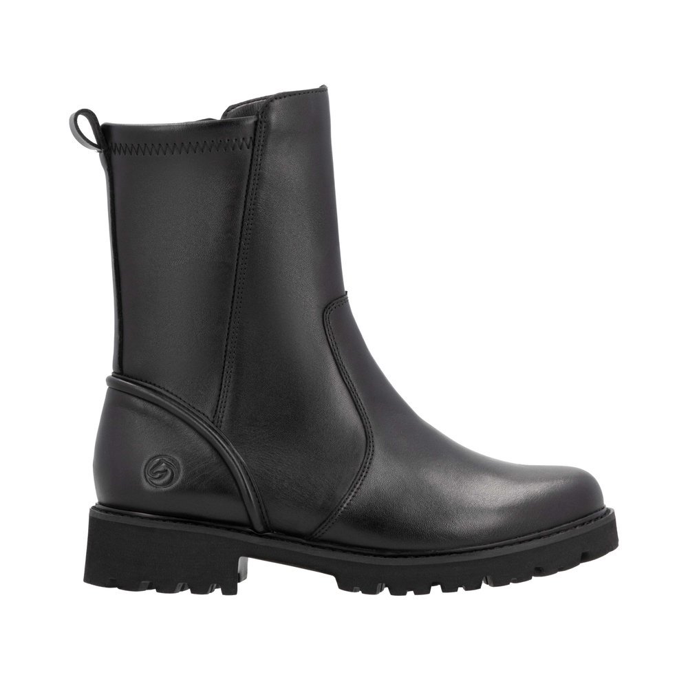 Remonte D8662-00 Anatomic Leather Ankle Boot Black Remonte D8662-00 Anatomic Leather Ankle Boot Black