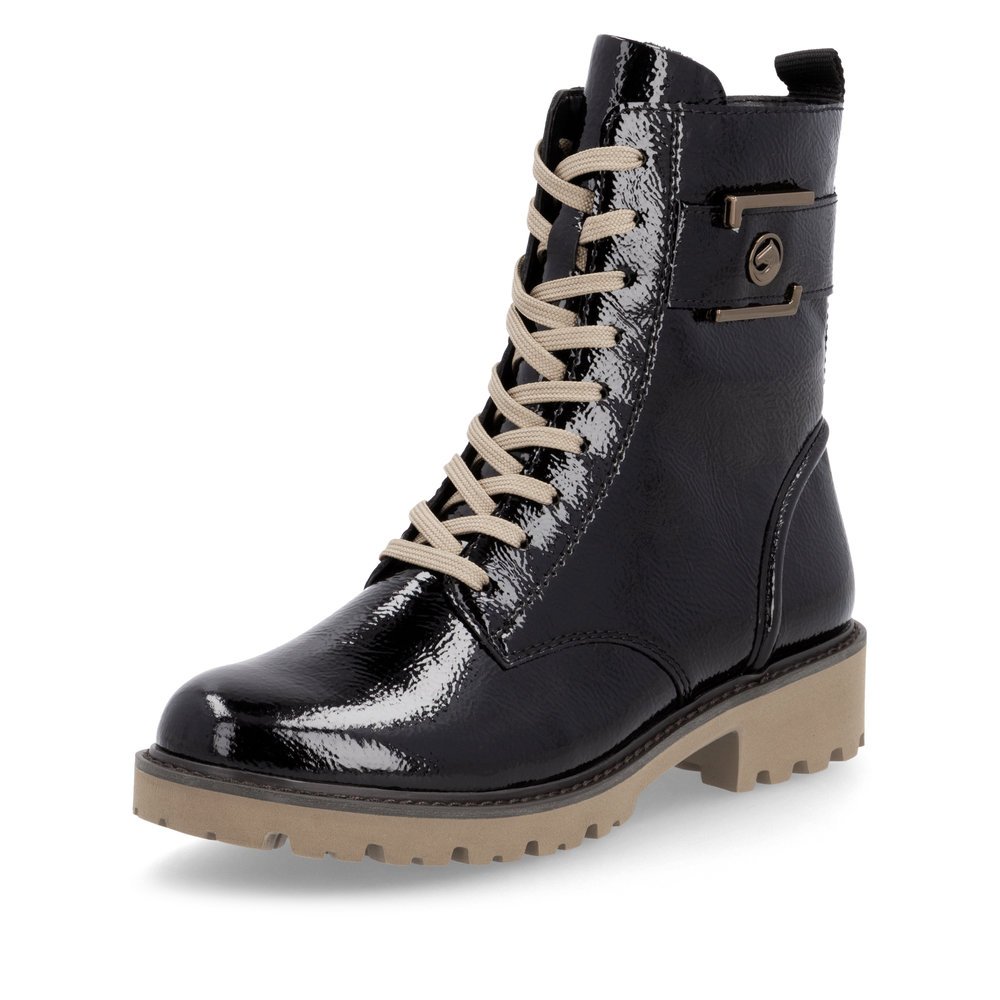 Remonte D8663-00 Anatomic Leather Ankle Boot Black Remonte D8663-00 Anatomic Leather Ankle Boot Black