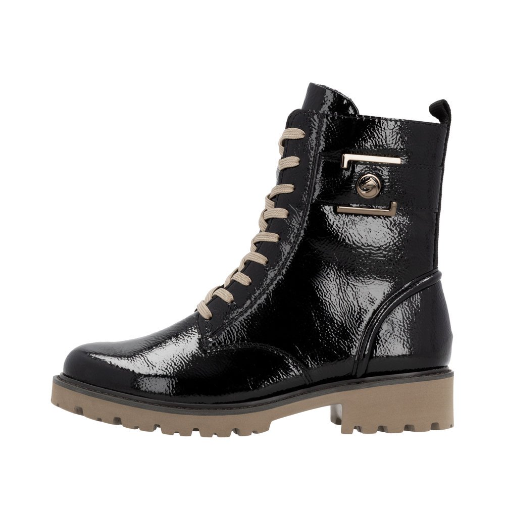 Remonte D8663-00 Anatomic Leather Ankle Boot Black Remonte D8663-00 Anatomic Leather Ankle Boot Black