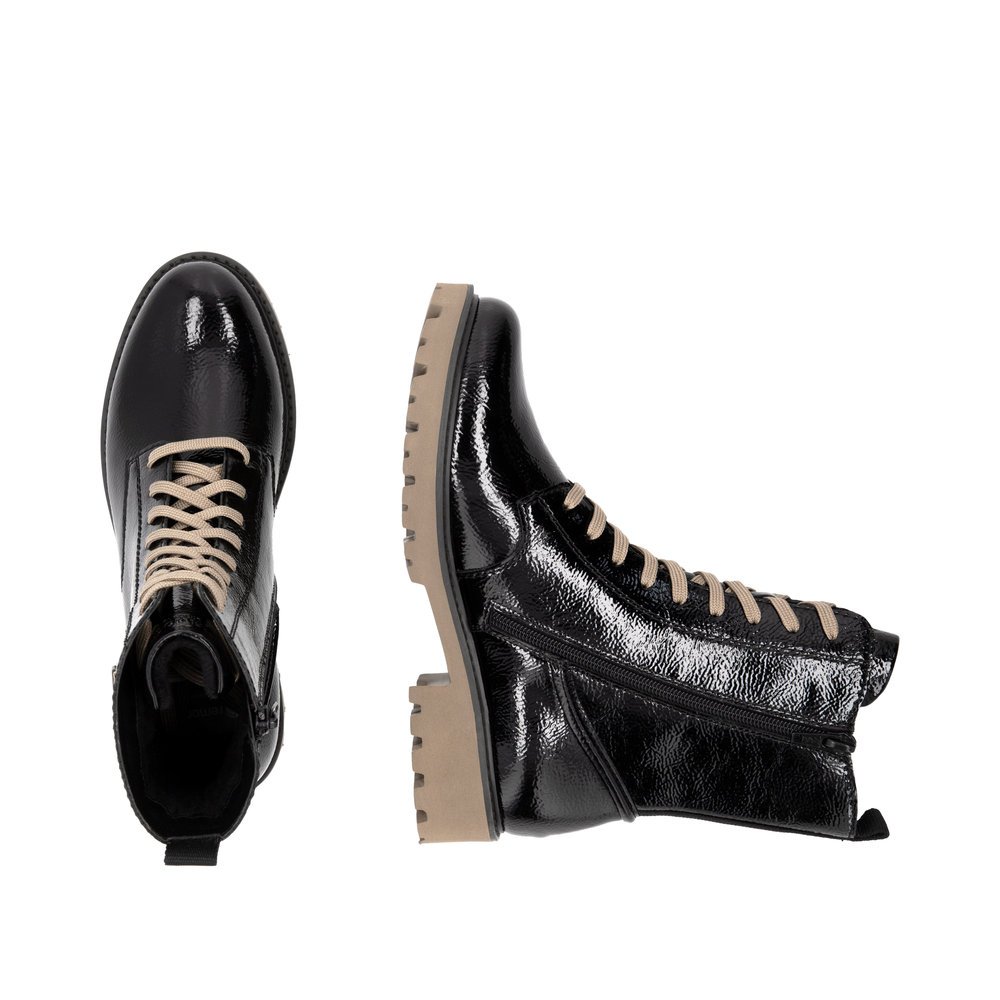 Remonte D8663-00 Anatomic Leather Ankle Boot Black Remonte D8663-00 Anatomic Leather Ankle Boot Black