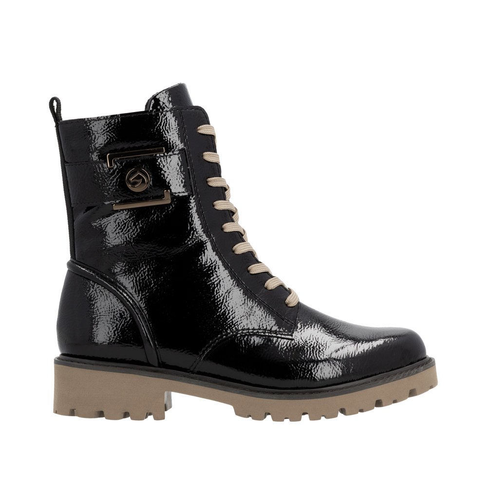 Remonte D8663-00 Anatomic Leather Ankle Boot Black Remonte D8663-00 Anatomic Leather Ankle Boot Black