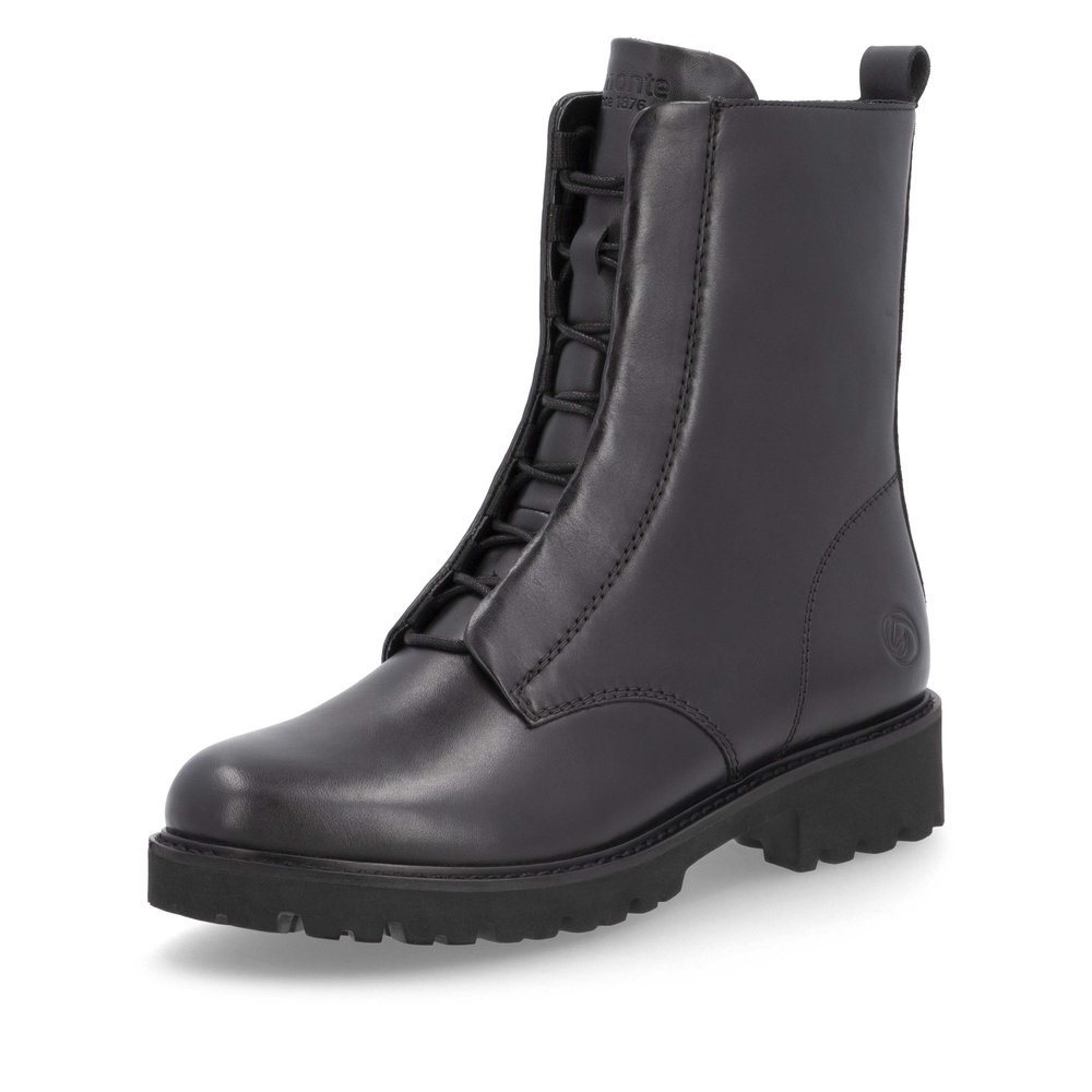 Remonte D8665-00 Anatomic Leather Ankle Boot Black Remonte D8665-00 Anatomic Leather Ankle Boot Black