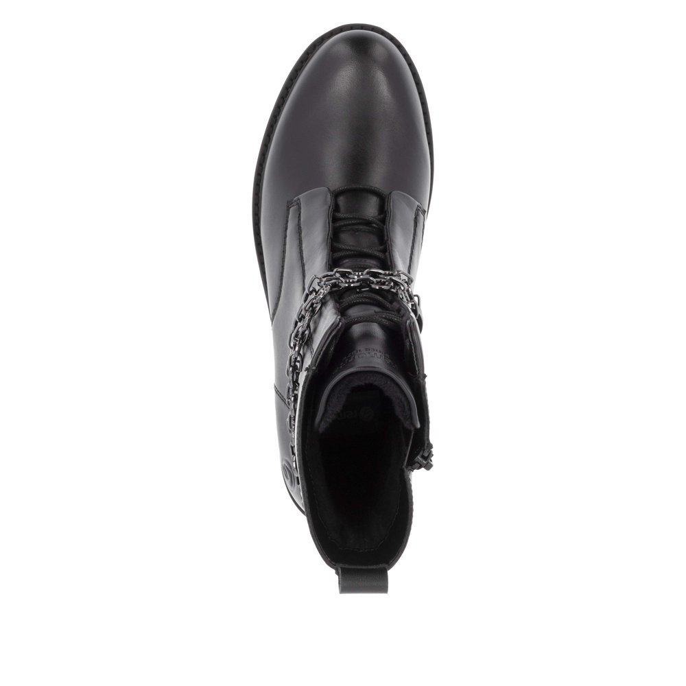 Remonte D8665-00 Anatomic Leather Ankle Boot Black Remonte D8665-00 Anatomic Leather Ankle Boot Black
