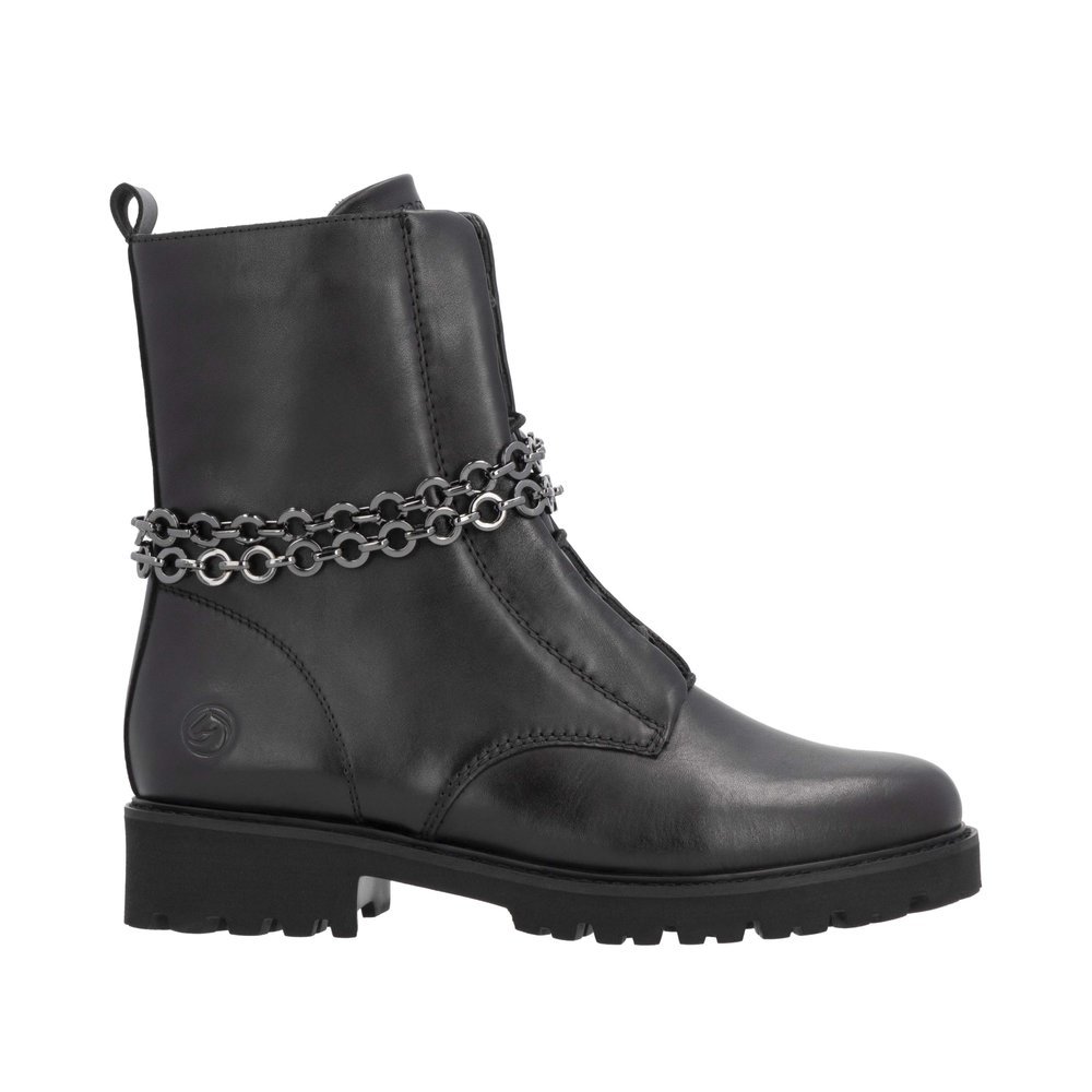 Remonte D8665-00 Anatomic Leather Ankle Boot Black Remonte D8665-00 Anatomic Leather Ankle Boot Black