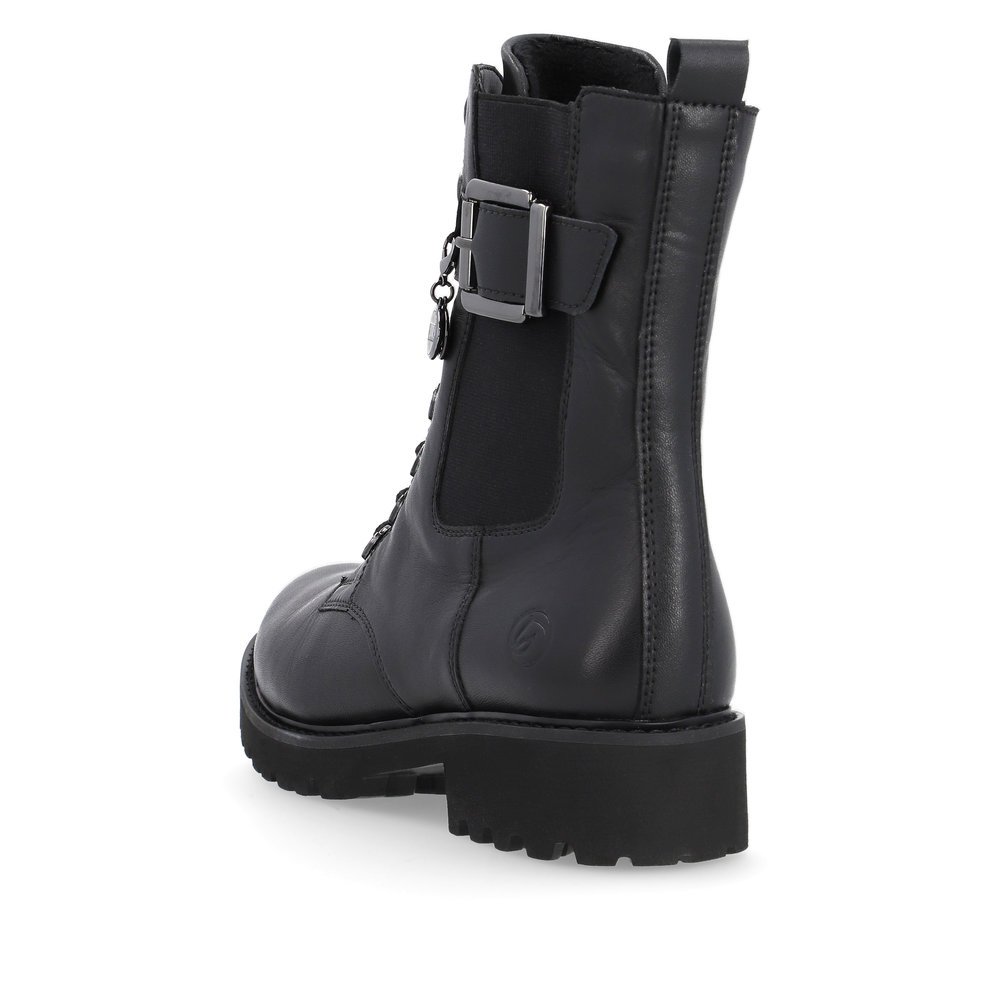 Remonte D8668-00 Anatomic Leather Ankle Boot Black Remonte D8668-00 Anatomic Leather Ankle Boot Black