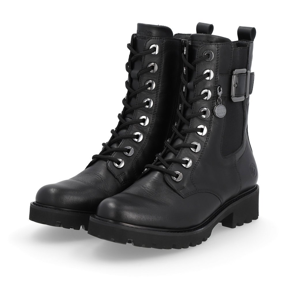 Remonte D8668-00 Anatomic Leather Ankle Boot Black Remonte D8668-00 Anatomic Leather Ankle Boot Black