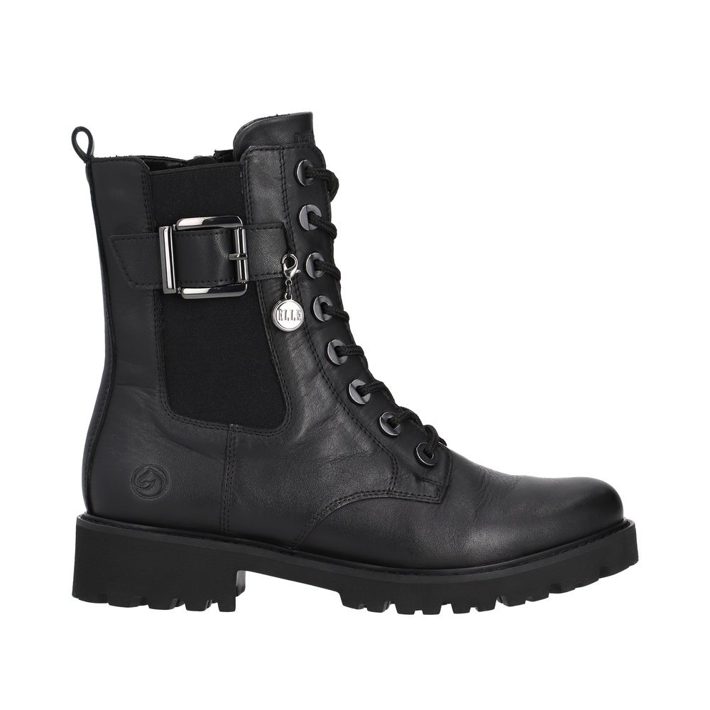 Remonte D8668-00 Anatomic Leather Ankle Boot Black Remonte D8668-00 Anatomic Leather Ankle Boot Black