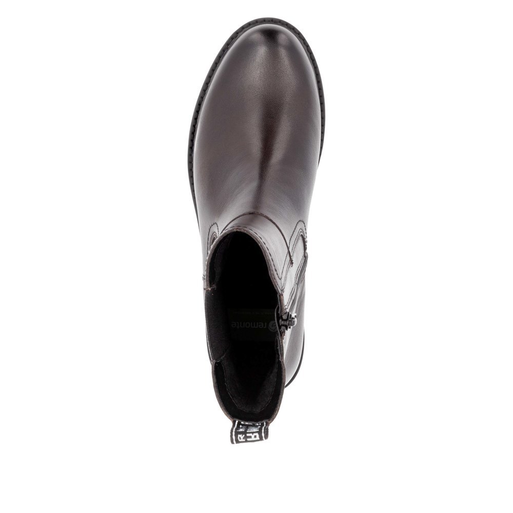 Remonte D8694-25 Anatomic Leather Ankle Boot Brown Remonte D8694-25 Anatomic Leather Ankle Boot Brown