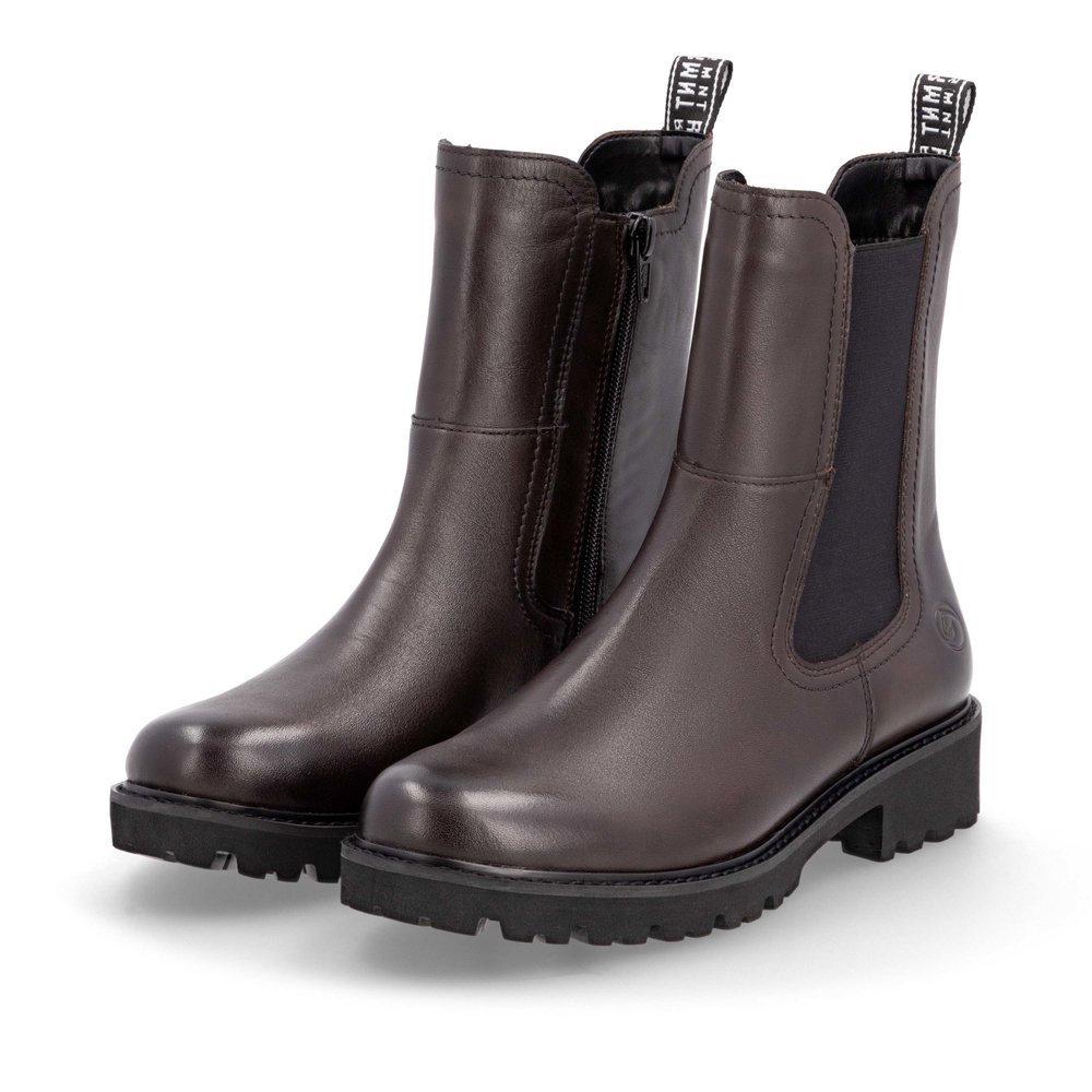 Remonte D8694-25 Anatomic Leather Ankle Boot Brown Remonte D8694-25 Anatomic Leather Ankle Boot Brown