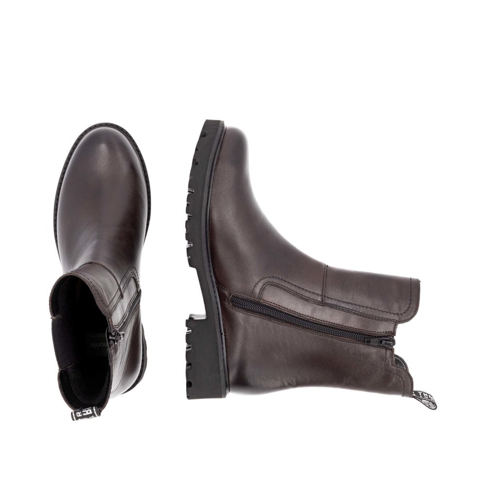 Remonte D8694-25 Anatomic Leather Ankle Boot Brown Remonte D8694-25 Anatomic Leather Ankle Boot Brown