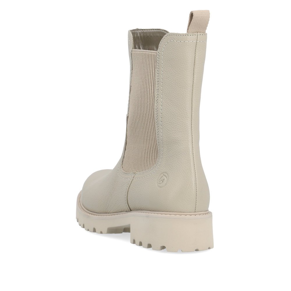Remonte D8694-60 Anatomic Leather Ankle Boot Beige Remonte D8694-60 Anatomic Leather Ankle Boot Beige