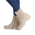 Remonte D8694-60 Anatomic Leather Ankle Boot Beige Remonte D8694-60 Anatomic Leather Ankle Boot Beige