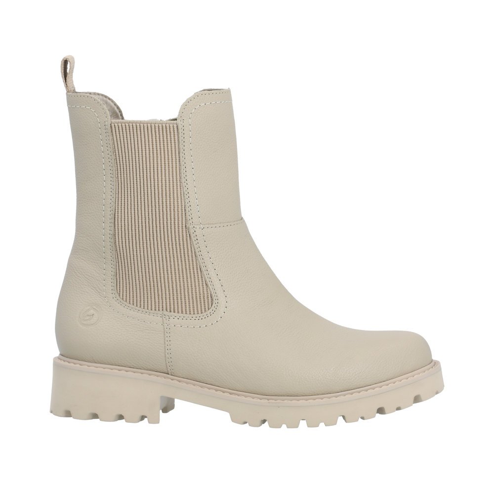 Remonte D8694-60 Anatomic Leather Ankle Boot Beige Remonte D8694-60 Anatomic Leather Ankle Boot Beige