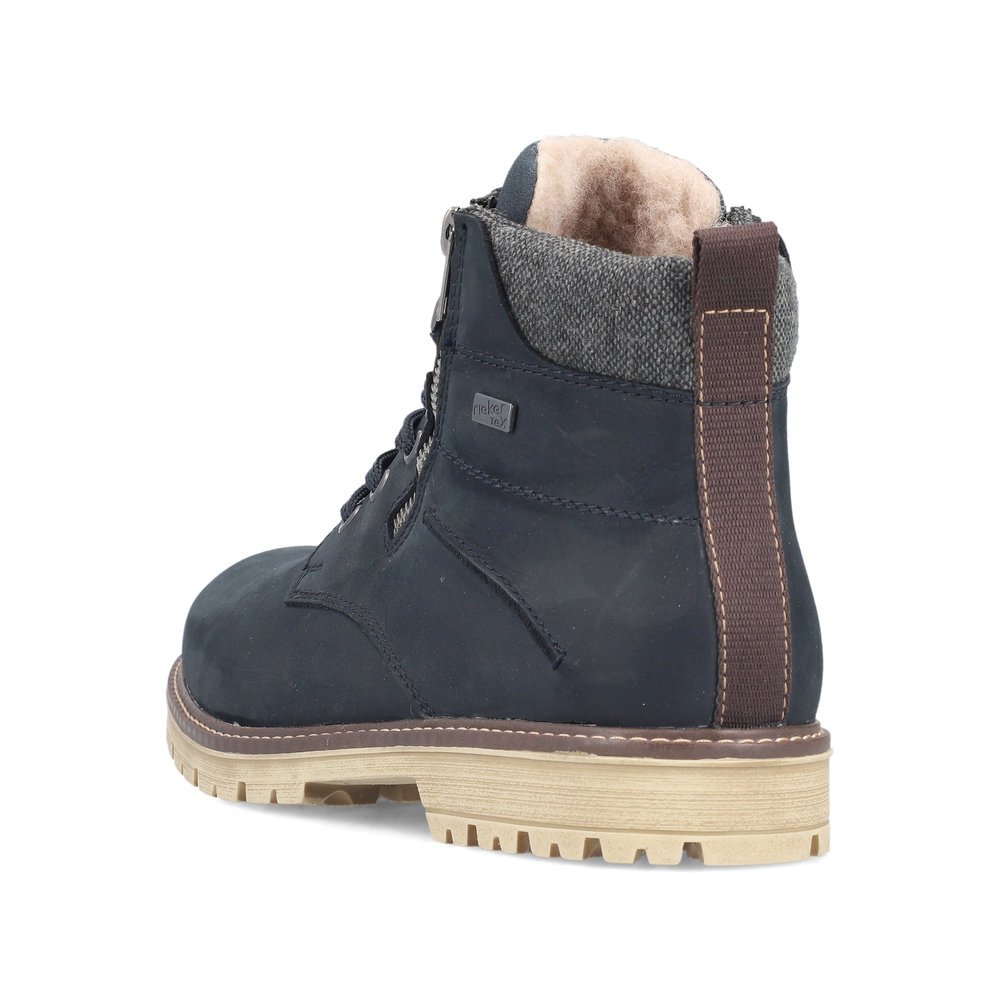 Rieker F3610-14 Leather Anatomic Boot Blue Rieker F3610-14 Leather Anatomic Boot Blue