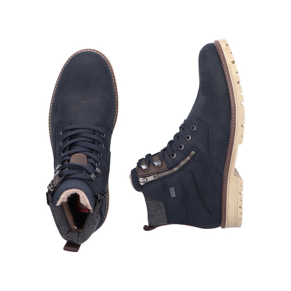 Rieker F3610-14 Leather Anatomic Boot Blue Rieker F3610-14 Leather Anatomic Boot Blue